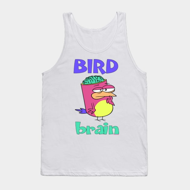 Birdbrain Design for Bird Lovers Tank Top by ConCept